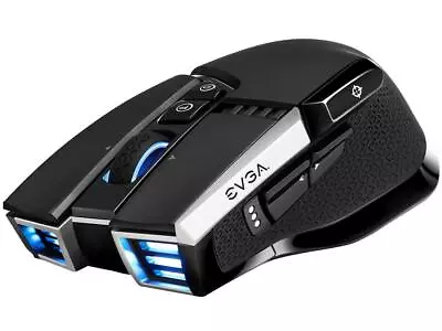 EVGA X20 Gaming Mouse Wireless Black Customizable 16000 DPI 5 Profiles 10 Button • $22.99