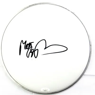Matt Bellamy Signed Autographed 10  Drumhead Muse Singer JSA AF20771 • $299.99
