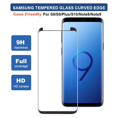 $7.95 • Buy 9H Tempered Glass Screen Protector For Samsung Galaxy S8 S9 S10 S10+ Note 8 9