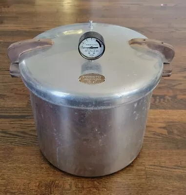 Presto Vintage Cooker Canner 21 Qt Model 21-B CA21 Made In Wisconsin USA • $72.98