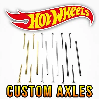 1/64 Scale Custom Adjustable AXLES For Real Riders Wheels Rims Tires Hot Wheels • $0.99