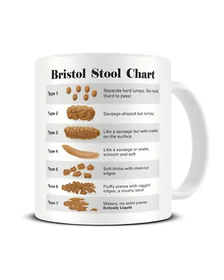 £8.99 • Buy Bristol Stool Chart Mug Nurse Doctor Care Worker Tea Coffee Cup Funny Mug Gift