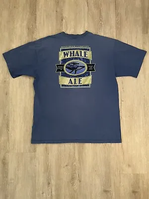Crazy Shirts Maui Brewing Pocket T-Shirt Hawaii Blue Men XL Made In USA Vintage • $17.89