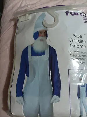 Unisex Garden Gnome Fancy Dress Costume Size Small  No Gloves • £6