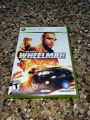 Vin Diesel Wheelman • Xbox 360 • Complete CIB • Tested & Working • $14
