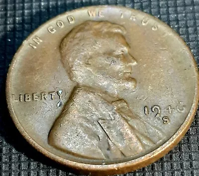 1946 S Wheat Penny Error S OVER D VARIETY #1 • $110