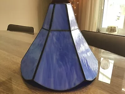 £19.99 • Buy Tiffany Style Blue Glass Light Shade Vintage Art Deco Lamp Shade