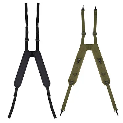 Rothco G.I. Type  H  Style LC-1 Suspenders - Black Or Olive Tactical Suspender • $16.99