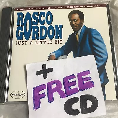 NM+ Rosco Gordon CD Just A Little Bit RARE Vee Jay • $12.95