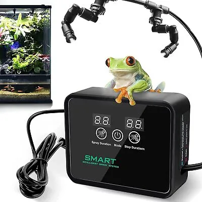 Reptile Humidifiers Smart Misting System Automatic Timer 360°Adjustable Nozzles • $39.98