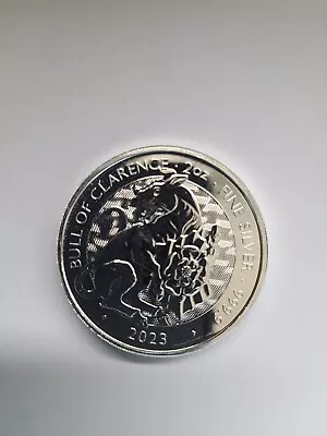 2023 Bull Of Clarence. Tudor Beasts 2 Oz 9999 Pure Silver. • £31