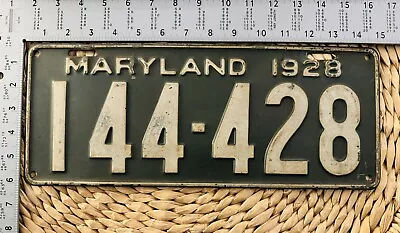 1928 Maryland License Plate 144428 ALPCA AACA Garage Decor Ford Dodge • $60