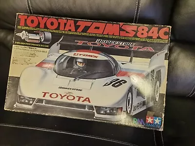 Vintage Tamiya Toyota Toms 84C 1/12. Not Kyosho Yokomo Losi Ayk Associated  • $100