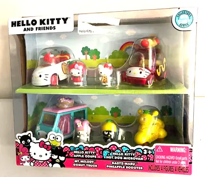 Hello Kitty And Friends Dazzle Dash 4-pack Die Cast Cars My Melody Badtz - Maru • $115.62