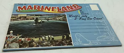 Vtg 1960's Marineland Of The Pacific Souvenir Photo Folder • $15.99