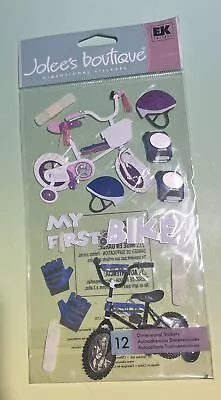 Jolee’s Boutique FIRST BIKE 12pcs Dimensional Scrapbooking Stickers RARE • $8.99