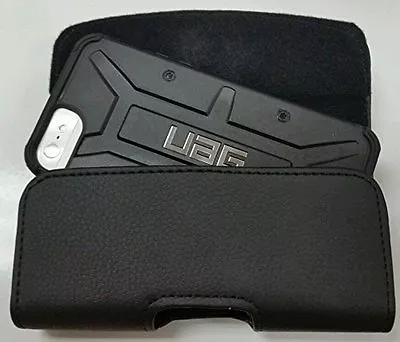 LEATHER BELT CLIP HOLSTER FOR IPHONE & SAMSUNG PHONES  FIT A UAG CASE ON PHONE  • $8.99