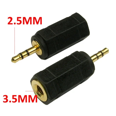 £2.41 • Buy 3.5mm Stereo Jack Socket To 2.5mm Stereo Jack Male Plug Adapter [007451]