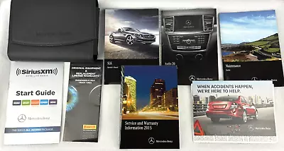 2015 Mercedes Benz SLK Owner's Manual Set OEM With Embossed Case • $139.99