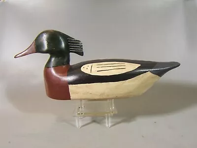 Red Breasted Merganser Duck Decoy Barnegat Bay NJ Ca. 1930 • $130