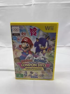 Mario & Sonic At The London 2012 Olympic Games (Nintendo Wii PAL 2011 SEGA) • $19.76