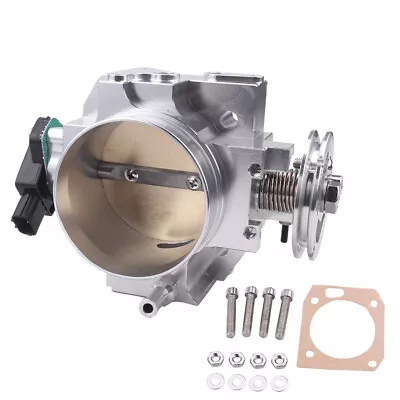 New 70mm Silver Throttle Body K-Series K20 Swap For Acura Honda DC5 EP3 FG FA • $68.88