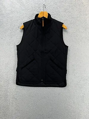 J.Crew Vest Mens XS Sussex Black Primaloft Quilted Full Zip Sleeveless NEW G1 • $47.50