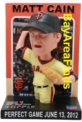 San Francisco Giants Matt Cain Perfect Game SGA Bobblehead 2022 SF Bobblecard • $39.88