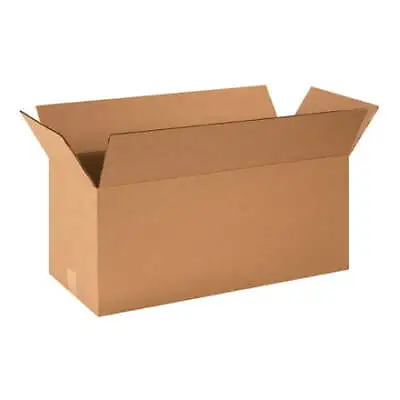 24 X 10 X 10  Long Corrugated Boxes ECT-32 Brown Shipping/Moving Box 25 Boxes • $61.19