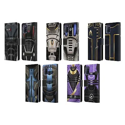 Ea Bioware Mass Effect Armor Collection Leather Book Wallet Case For Oppo Phones • $23.95