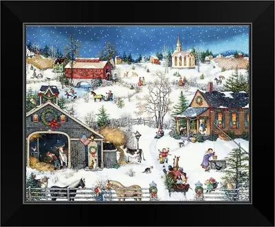 Christmas Memories Black Framed Wall Art Print Christmas Home Decor • $69.99