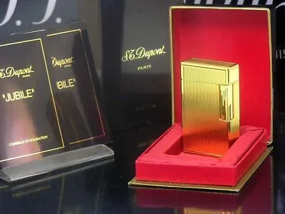 $3079.38 • Buy S.T.Dupont Anniversary 50 Yellow Gold Limited Edition JUBILE Oil Lighter