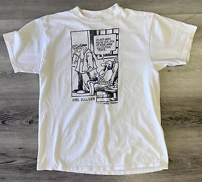 Vintage Mike Peters Shirt Large Mrs Gulliver Comic Cartoon Strip Lilliputian • $25