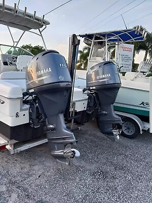 Pair 2012 Yamaha F115 4 Stroke Outboard Engines • $12300