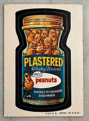 1973 Topps Wacky Packages Plastered Peanuts Black Ludlow Back 2nd Series! • $8