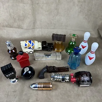 Vintage Lot Avon Mens Cologne-Aftershave 15 Bottles~1970s GunBowlingBilliards • $41.95