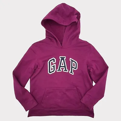 Gap Hoddie Fleece Beach Plum Small Burgundy Women's Hooded Sweatshirt Ladies • £8