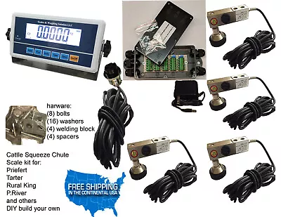 Livestock Scale Kit For Cattle Hogs Sheep Goats Pigs Squeeze Chutes Pallet Scale • $245