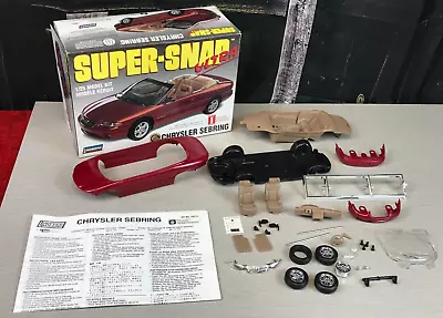 OPEN BOX Lindberg Model Kit 1/25 Scale Super-Snap Ultra CHRYSLER SEBRING 72711 • $39