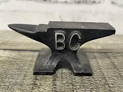 Mini Vtg Anvil BC Blacksmith Salesman Sample/Advertising Paperweight • $34.99