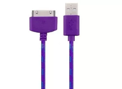 Braided USB Data Sync Charger Cable Lead For IPhone 3/4/4S IPod IPad 1/2/3 Metre • £3.14