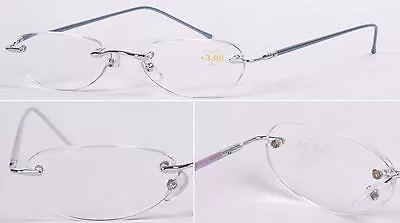 £3.33 • Buy Superb Quality Metal Rim Reading Glasses/Women's Men's Rimless/Semi-Rimless*