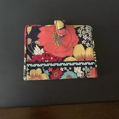 Vera Bradley Happy Snails Wallet Tri-Fold Change Coin Floral Mixed Colors • $9.99