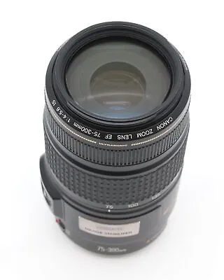 Lens Tele Canon Zoom Lens Ef 75-300 MM 4-5.6 Is USM Digital Analog • $511.51