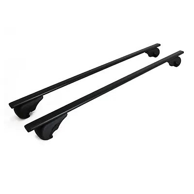 47  Roof Racks Cross Bars Luggage Carrier Durable Lockable Iron Black 2 Pcs • $109.90