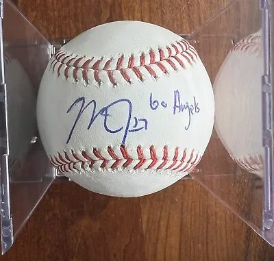 Mike Trout RARE ROOKIE SIG Go Angels Inscription Signed Baseball MLB Holo COA • $1249