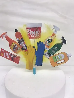 Mrs Hinch Decoration Fun Birthday cake TopperCleaning Products Etc(unofficial)  • £6.99