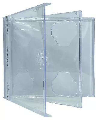 STANDARD Clear Double CD Jewel Case Lot • $752.95