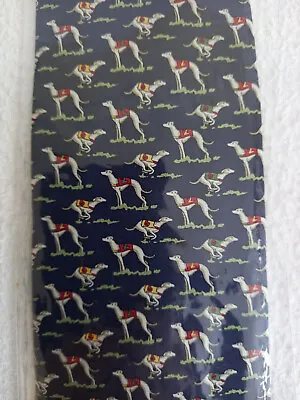 Soprano Greyhound Racing Theme Silk Tie - New In Packet • £14.99