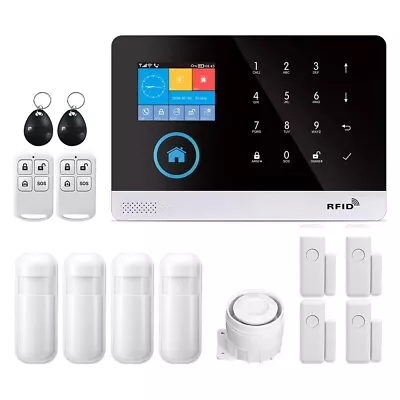 $184.99 • Buy Wireless Alarm System Smart WIFI Home Office Burglar Security Alarm DIY 
